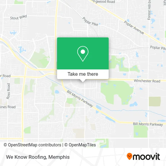 We Know Roofing map