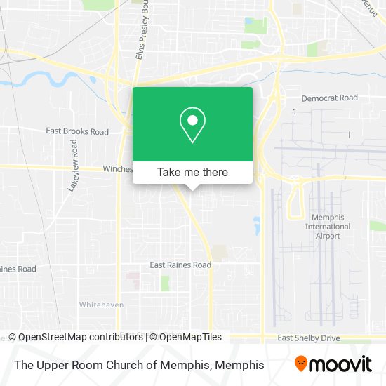 Mapa de The Upper Room Church of Memphis