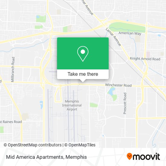 Mid America Apartments map