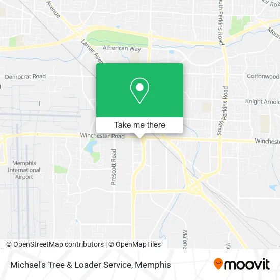 Michael's Tree & Loader Service map
