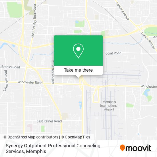 Synergy Outpatient Professional Counseling Services map