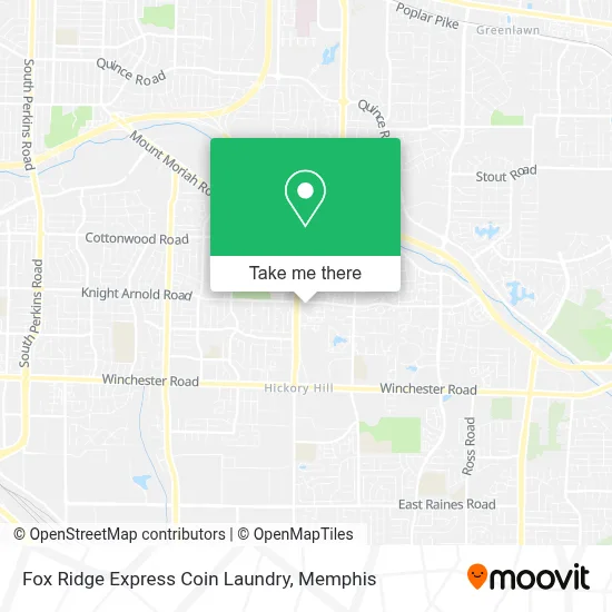 Fox Ridge Express Coin Laundry map