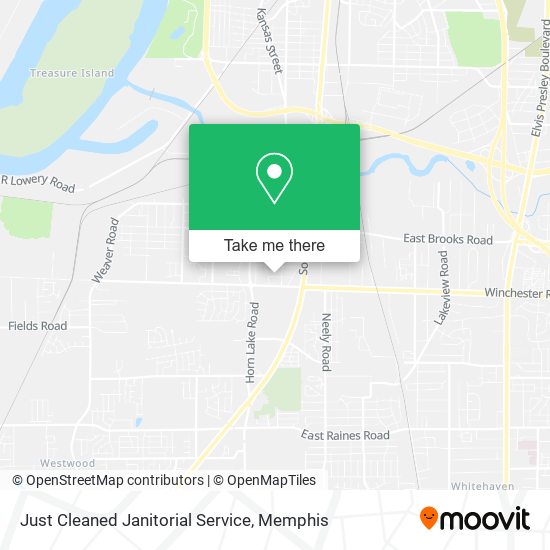 Just Cleaned Janitorial Service map