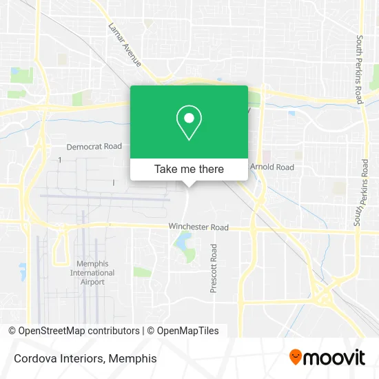 Cordova Interiors map