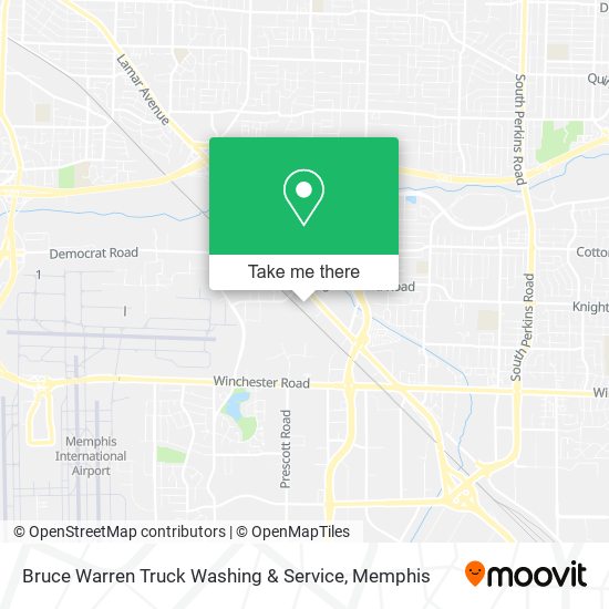 Bruce Warren Truck Washing & Service map