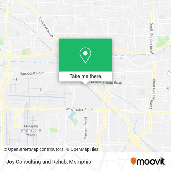 Joy Consulting and Rehab map