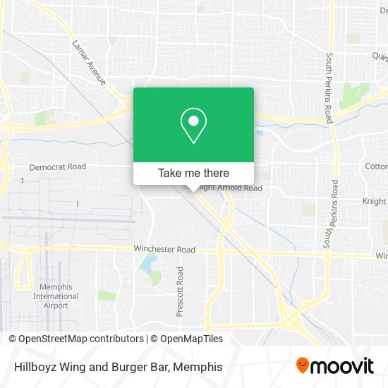 Mapa de Hillboyz Wing and Burger Bar