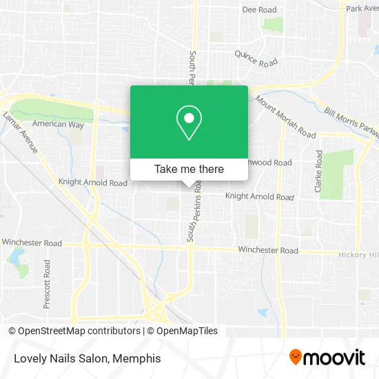 Mapa de Lovely Nails Salon