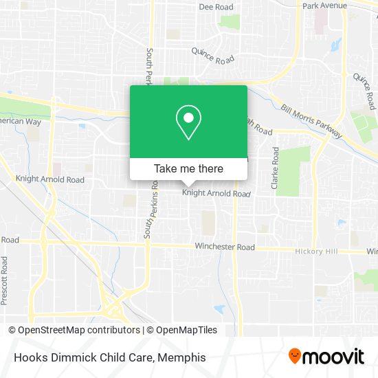 Hooks Dimmick Child Care map