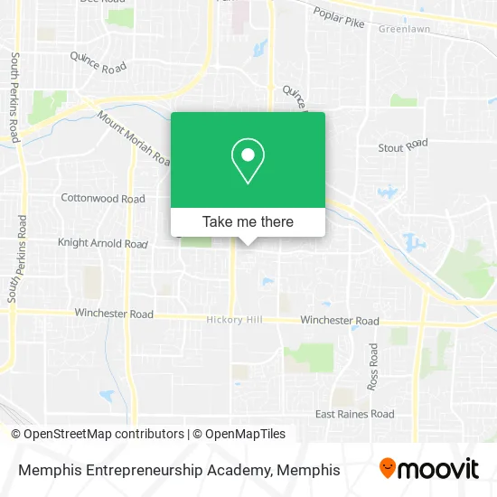 Memphis Entrepreneurship Academy map