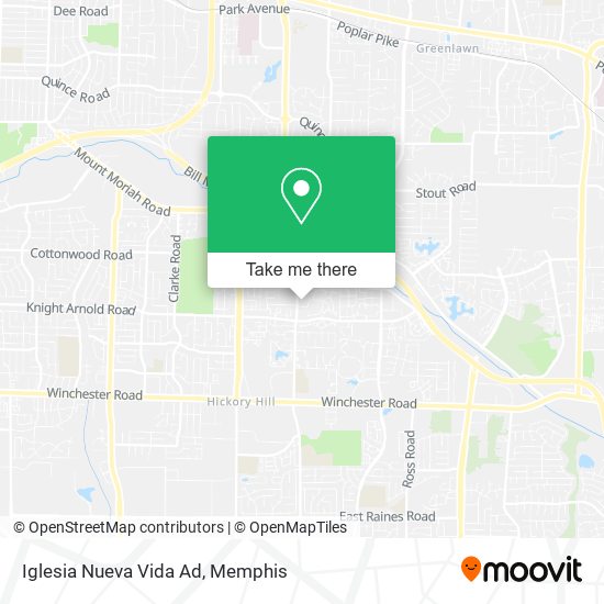 Mapa de Iglesia Nueva Vida Ad