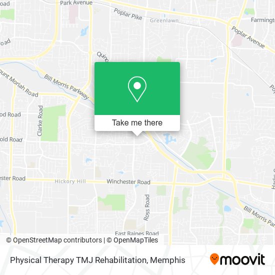 Physical Therapy TMJ Rehabilitation map