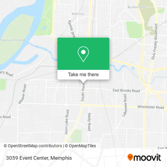 3059 Event Center map