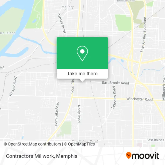 Contractors Millwork map