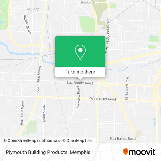 Plymouth Building Products map