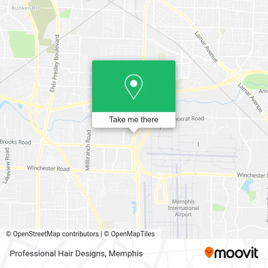 Professional Hair Designs map