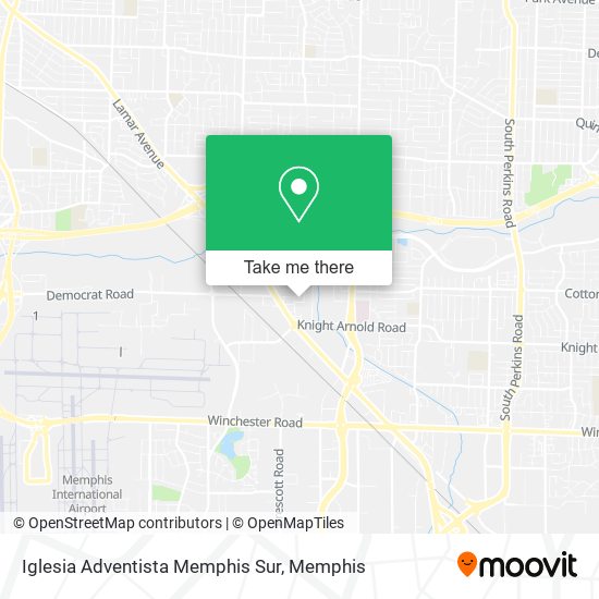 Iglesia Adventista Memphis Sur map