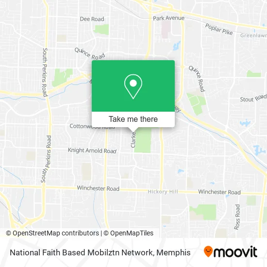 Mapa de National Faith Based Mobilztn Network