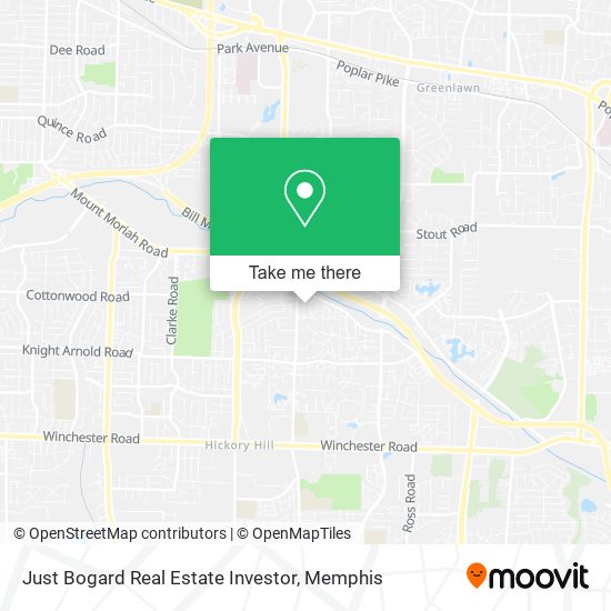 Just Bogard Real Estate Investor map
