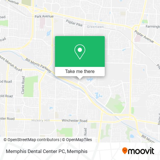 Memphis Dental Center PC map