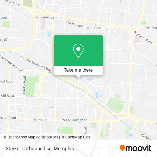 Mapa de Stryker Orthopaedics