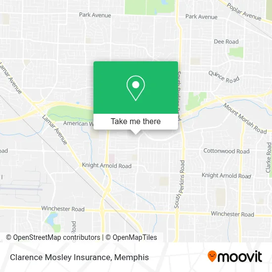 Clarence Mosley Insurance map