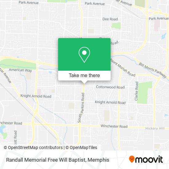 Mapa de Randall Memorial Free Will Baptist