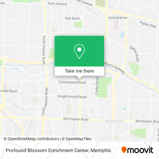 Mapa de Profound Blossom Enrichment Center