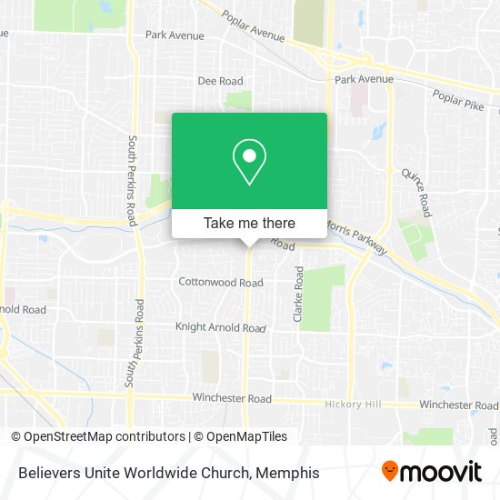Mapa de Believers Unite Worldwide Church