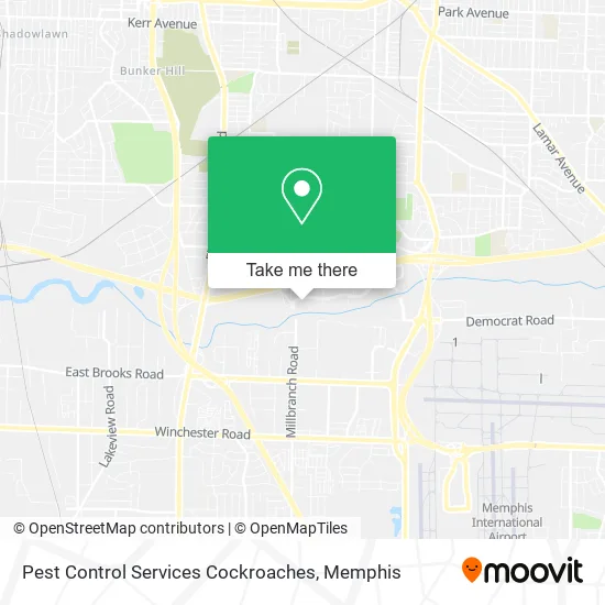 Pest Control Services Cockroaches map