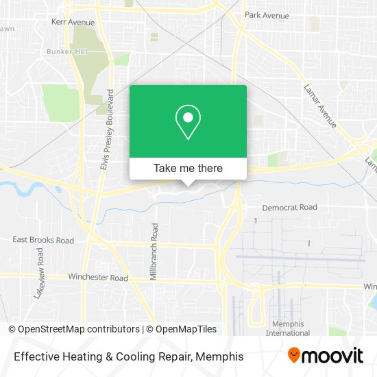 Effective Heating & Cooling Repair map