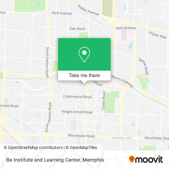 Mapa de Be Institute and Learning Center