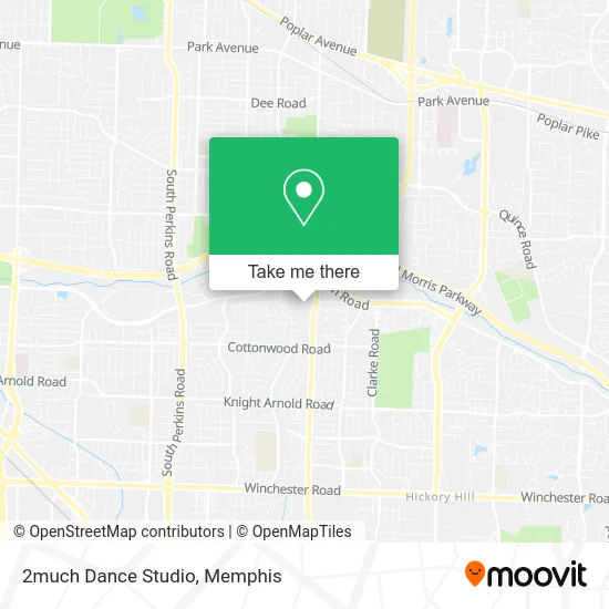 2much Dance Studio map