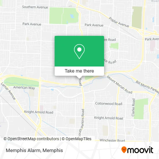 Memphis Alarm map