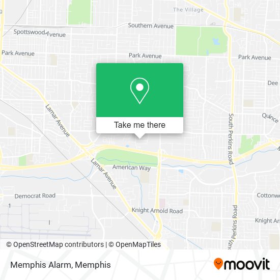 Memphis Alarm map