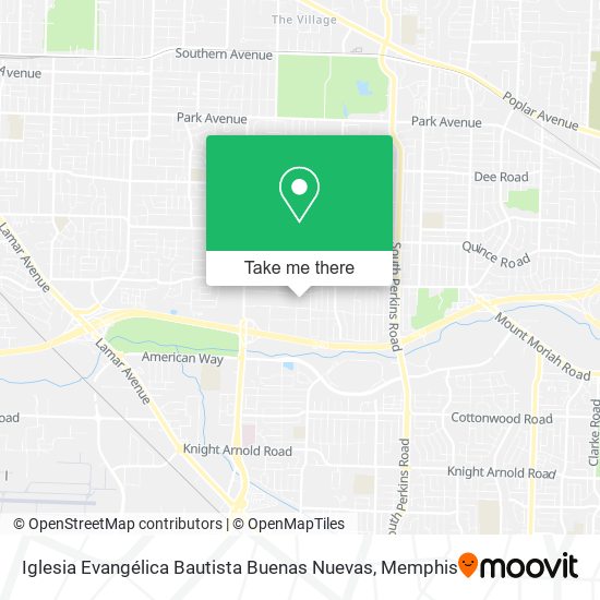 Iglesia Evangélica Bautista Buenas Nuevas map