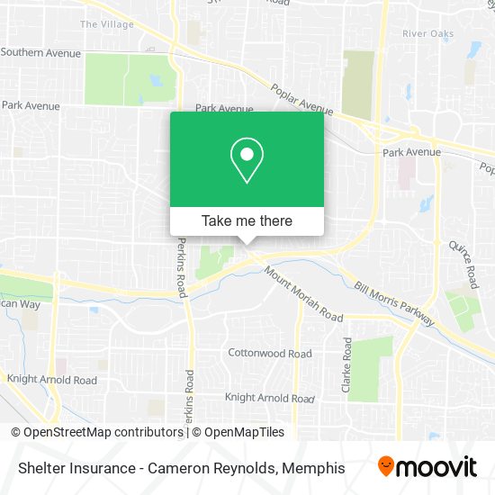 Shelter Insurance - Cameron Reynolds map