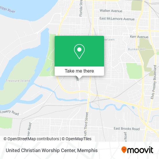 United Christian Worship Center map