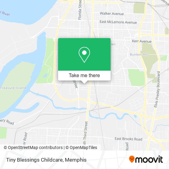 Mapa de Tiny Blessings Childcare