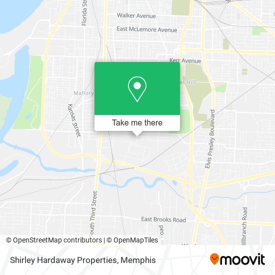 Shirley Hardaway Properties map