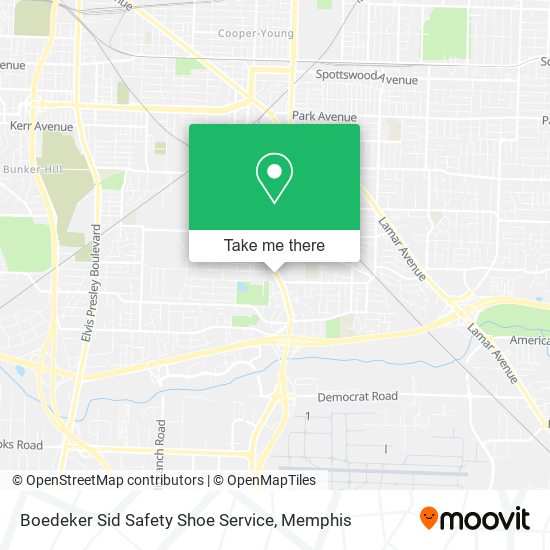 Boedeker Sid Safety Shoe Service map