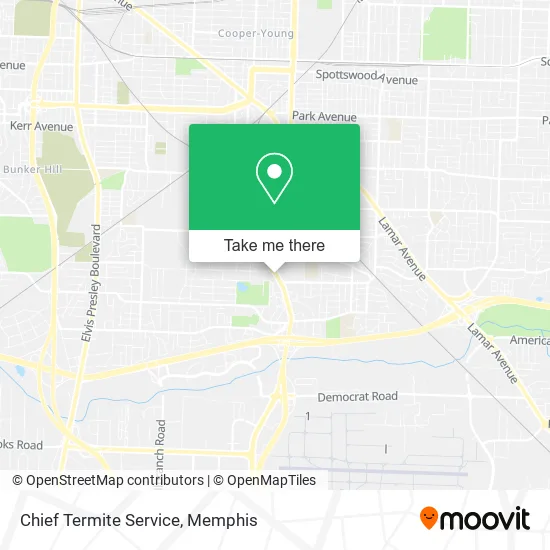 Chief Termite Service map