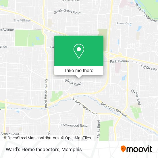 Ward's Home Inspectors map