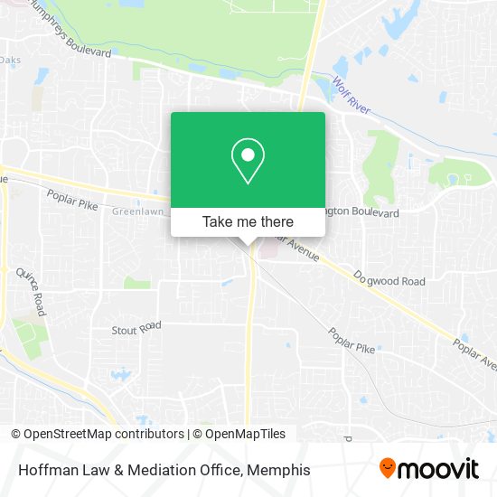 Hoffman Law & Mediation Office map