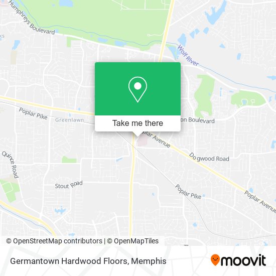 Mapa de Germantown Hardwood Floors