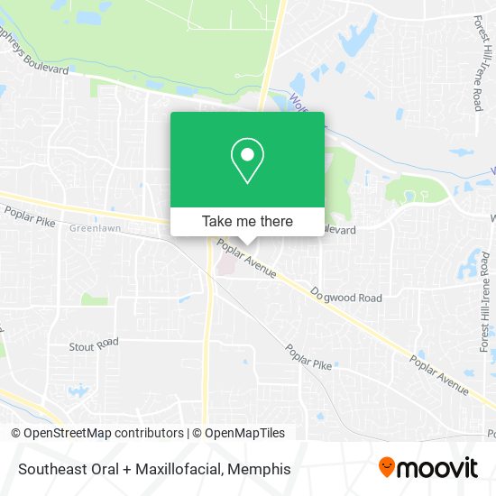 Southeast Oral + Maxillofacial map