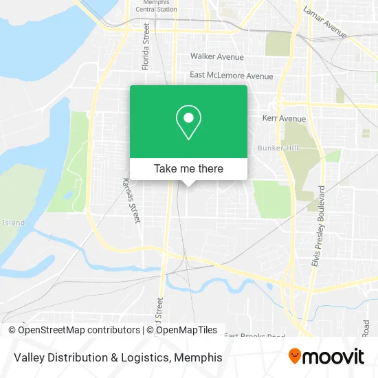 Valley Distribution & Logistics map