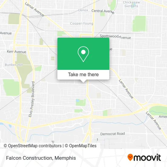 Falcon Construction map