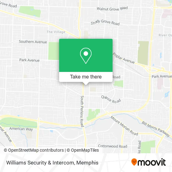 Mapa de Williams Security & Intercom