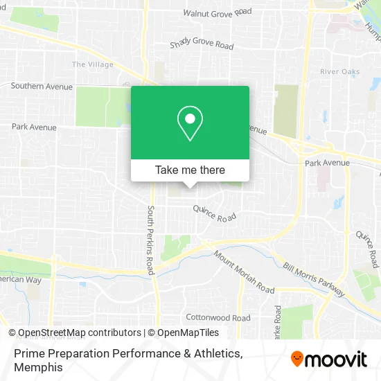 Mapa de Prime Preparation Performance & Athletics